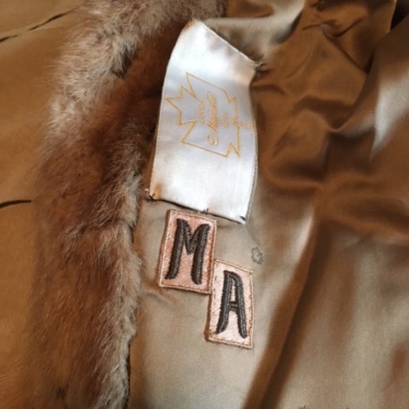 Mink fur coat with matching hat - Picture 2 of 10